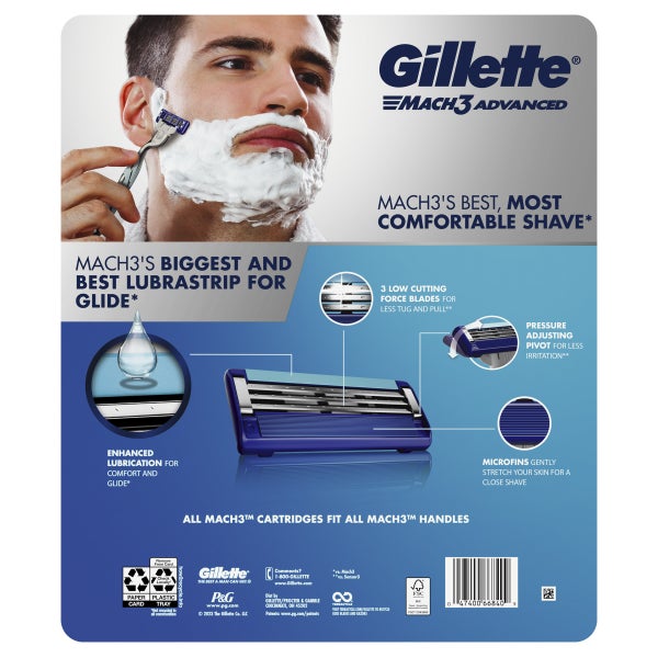 Gillette Mach3 Advanced Refills 20 Count