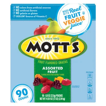 Mott's Fruit Snacks Assorted 0.8oz