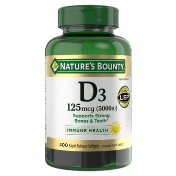 Nature's Bounty Vitamin D3 5000 IU