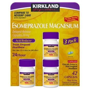Kirkland Signature Esomeprazole 20mg Acid Reducer