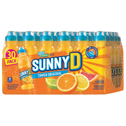 Sunny D Tangy Original 11.3oz 30-Count