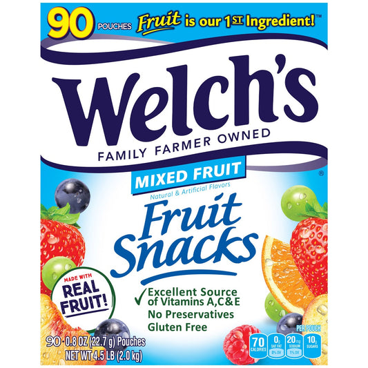 Welch's Fruit Snacks 90 Count