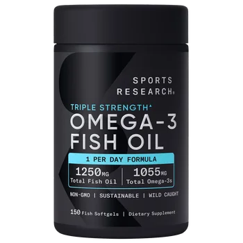 Triple Strength Omega-3 Fish Oil Softgels