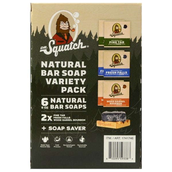 Dr. Squatch Natural Soap 6-pack