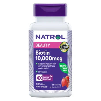 Natrol Biotin 10,000mcg Fast Dissolve Tablets