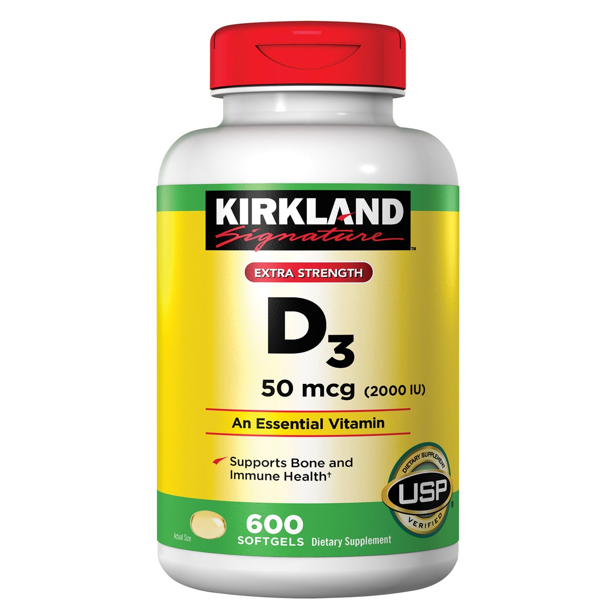 Vitamin D3 600 Softgels