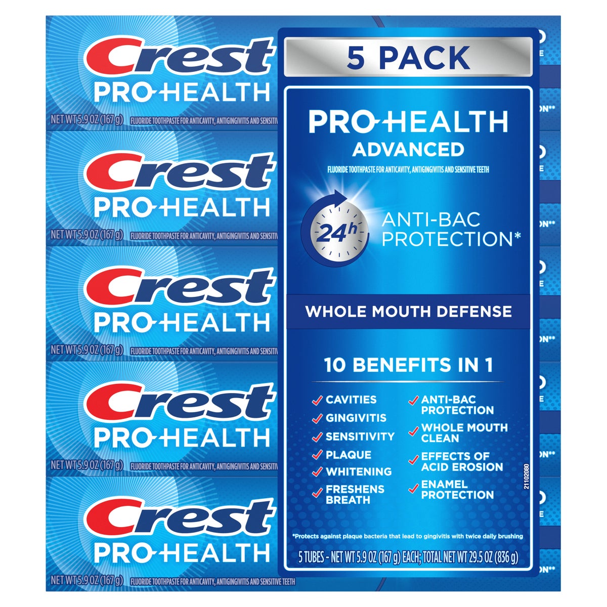 Crest Pro Health Advanced Toothpaste 5 Pack
