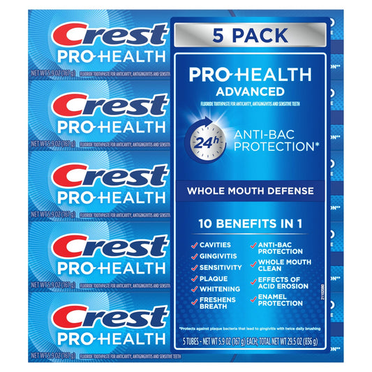 Crest Pro Health Advanced Toothpaste 5 Pack