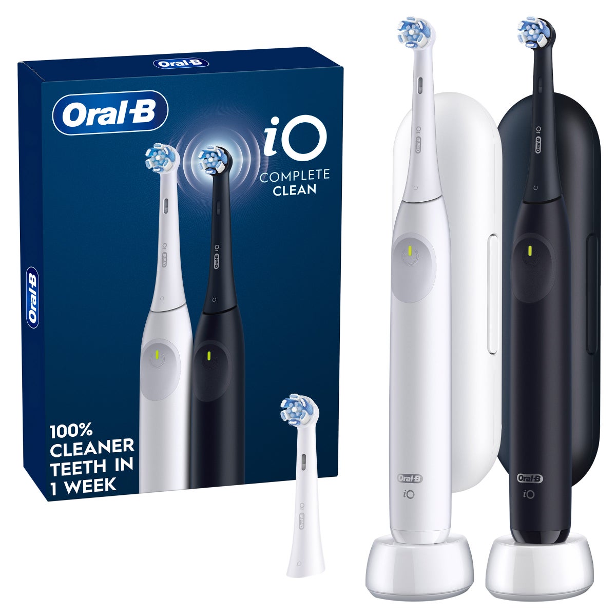 Oral-B iO Complete Clean Electric Toothbrush 2-Pack