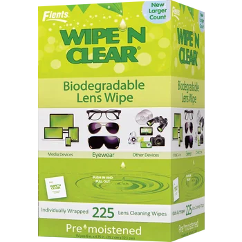 Pre-moistened Lens Cleaning Wipes