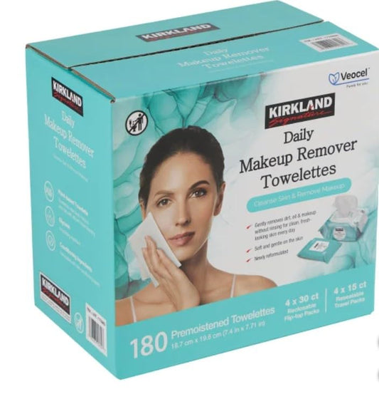 Kirkland Makeup Remover Towelettes 180ct