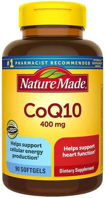 Nature Made CoQ10 400 mg Softgels - 90 Count for Heart Health