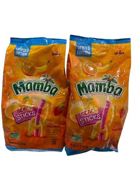 Mamba Beach Sticks Chewy Candy Limited Edition