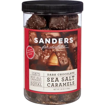 Sanders Dark Chocolate Sea Salt Caramels