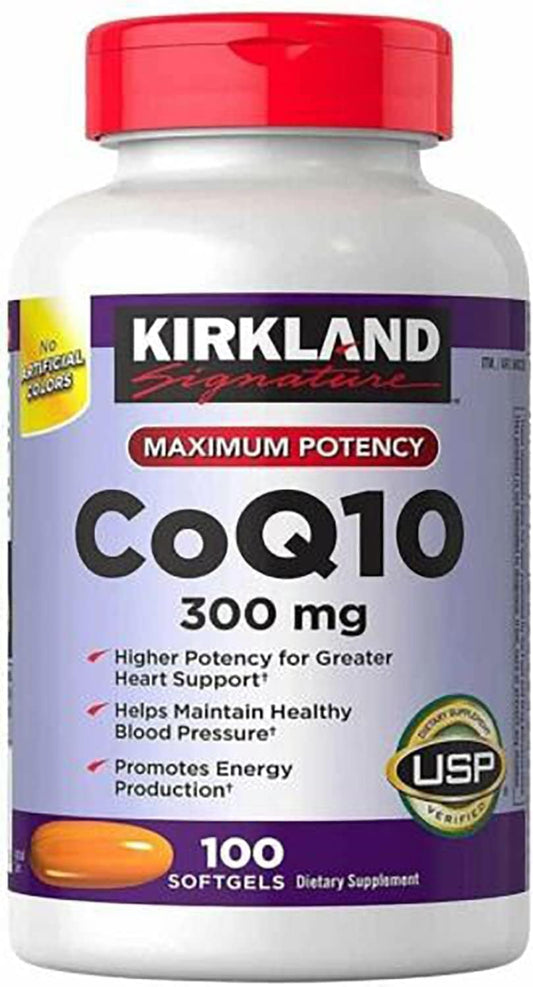 Kirkland Signature CoQ10 300mg Softgels for Heart Health