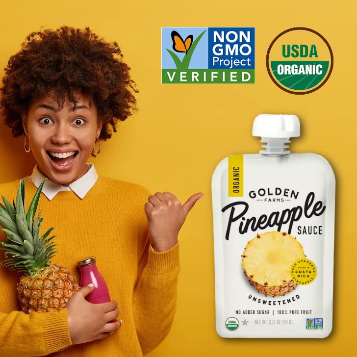 Golden Farms Organic Pineapple Puree
