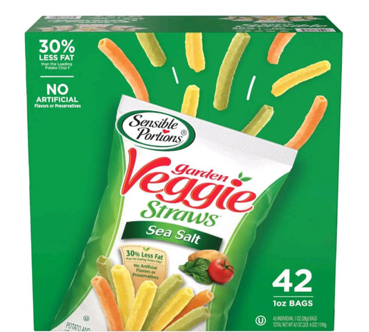 Sensible Portions Veggie Straws Sea Salt