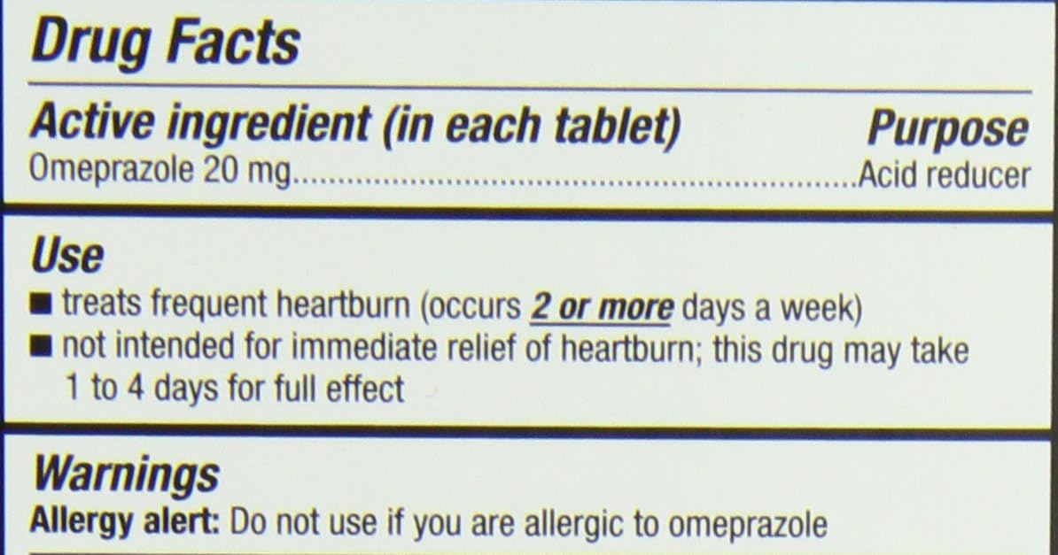 Omeprazole 20mg Delayed Release Tablets