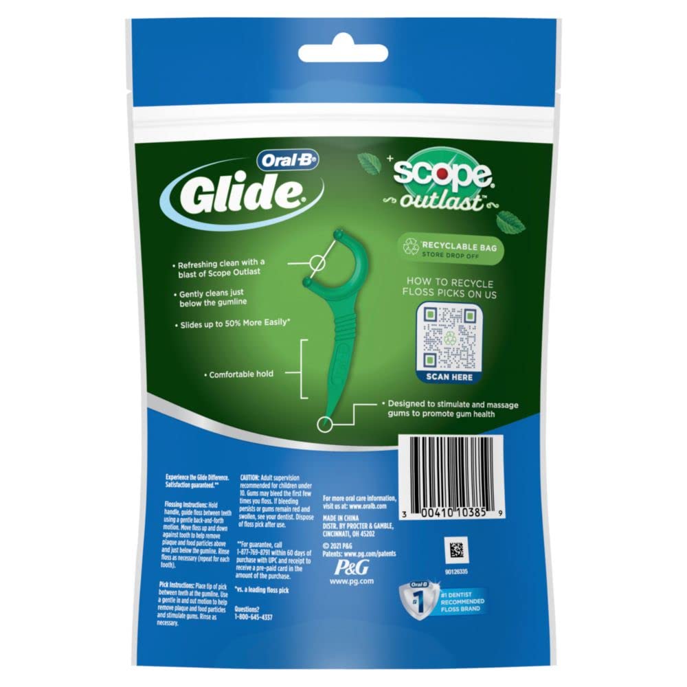 Oral-B Glide with Scope Outlast Mint Dental Floss