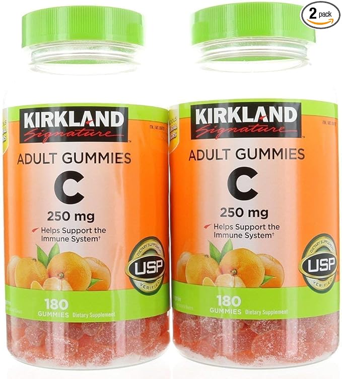 Kirkland Signature Vitamin C 250mg Adult Gummies