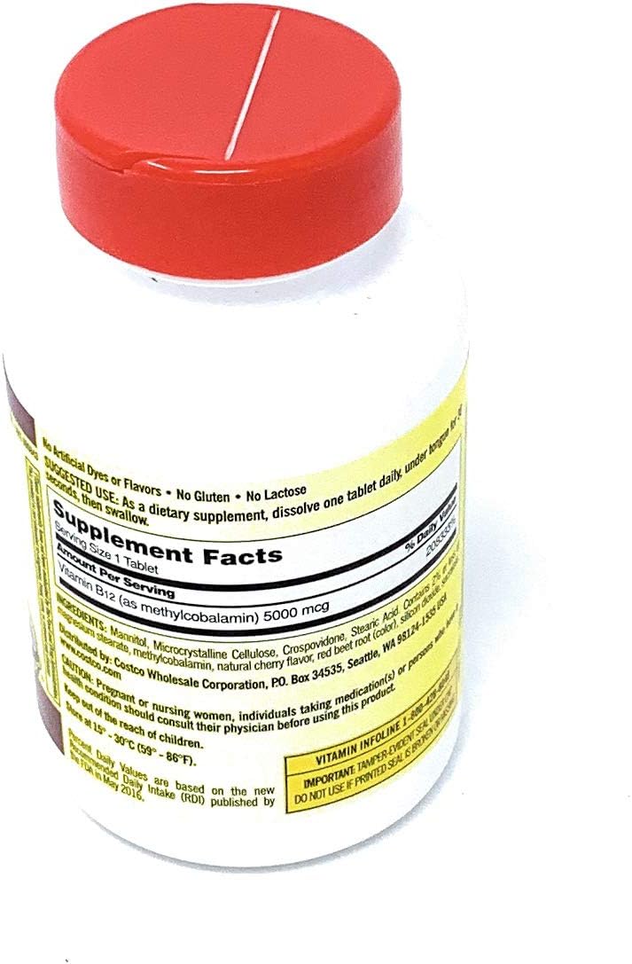 Quick Dissolve B12 5000mcg Tablets