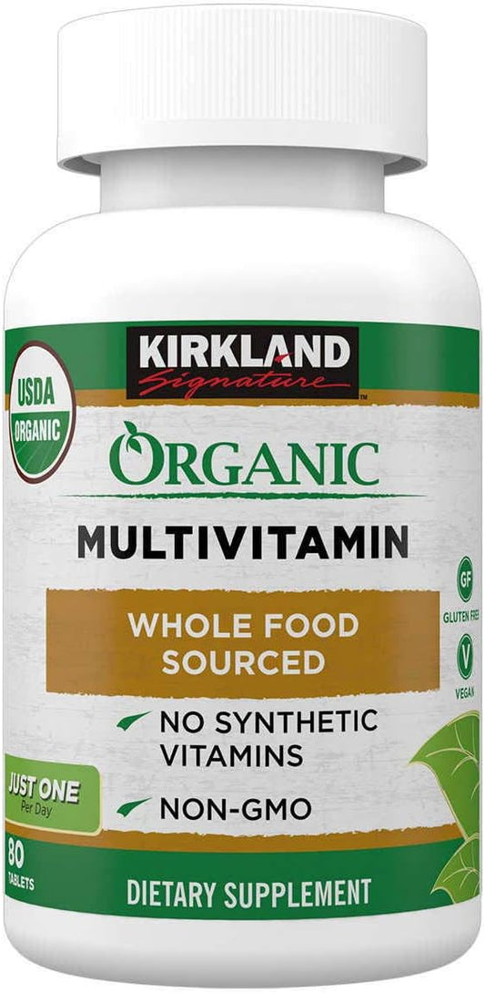 Kirkland Organic Multivitamin 80 Tablets
