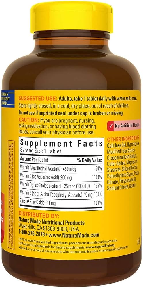Generic Nature Vitamin C Tablets