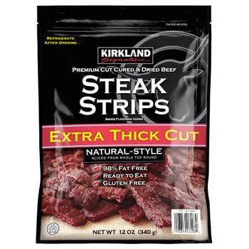 Kirkland Signature Premium Extra Thick Steak Strips