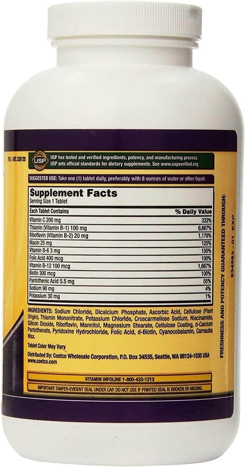 Kirkland Signature Super B Complex Tablets