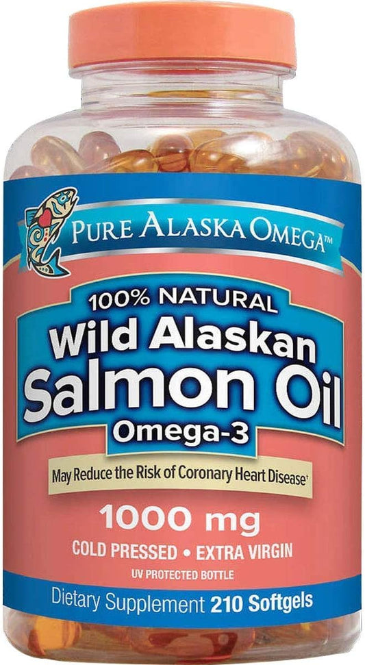 Pure Alaska Omega-3 Wild Alaskan Salmon Oil