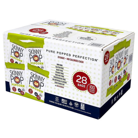 SkinnyPop Popcorn 0.65oz 28 Count