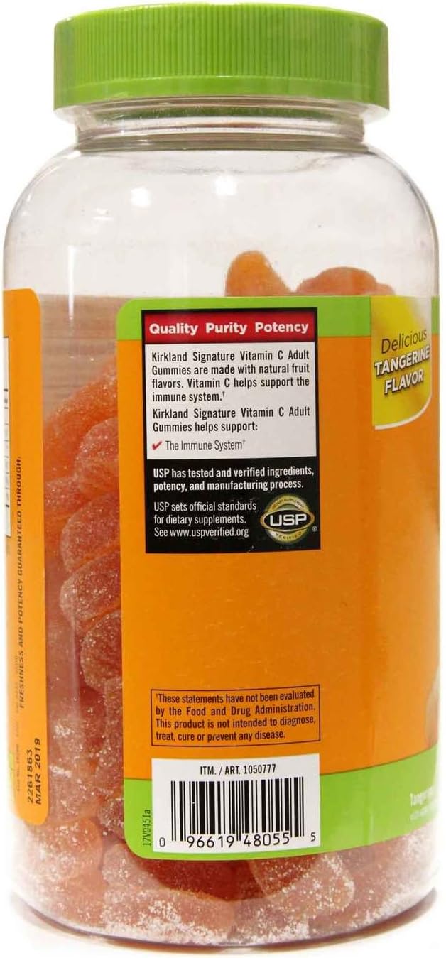 Kirkland Signature Vitamin C 250mg Adult Gummies