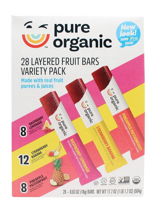 Organic Fruit Bars Variety