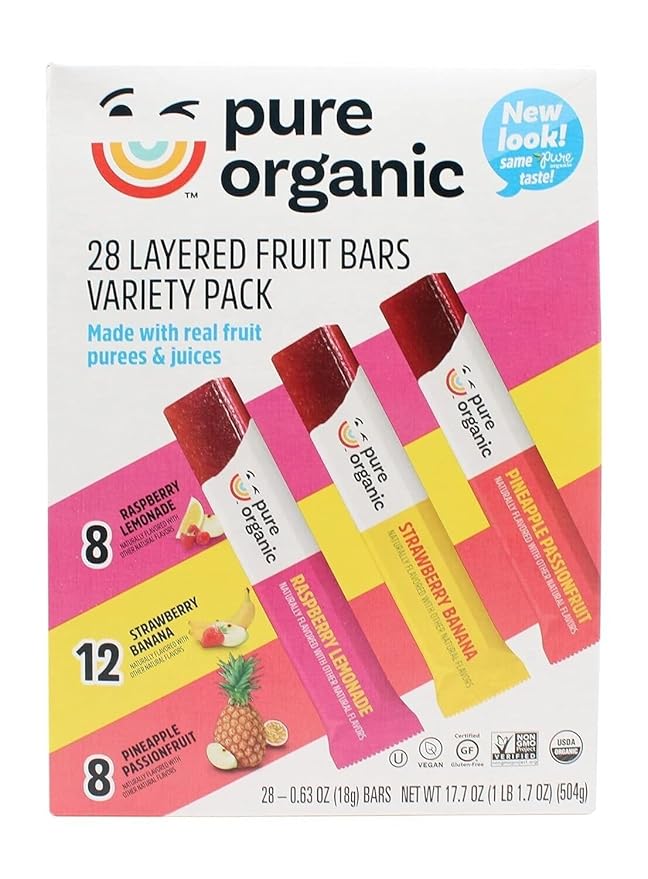 Organic Fruit Bars Variety