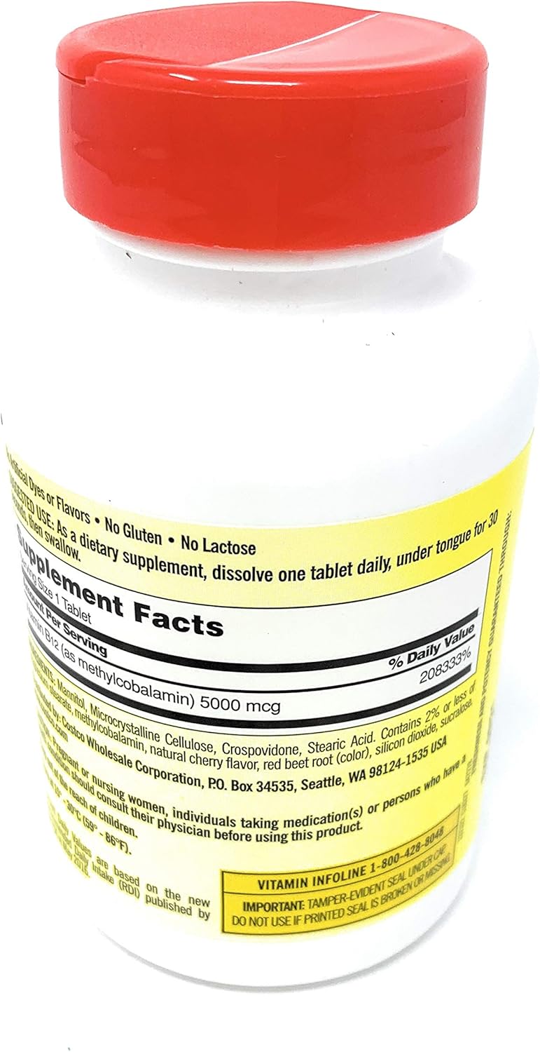 Quick Dissolve B12 5000mcg Tablets