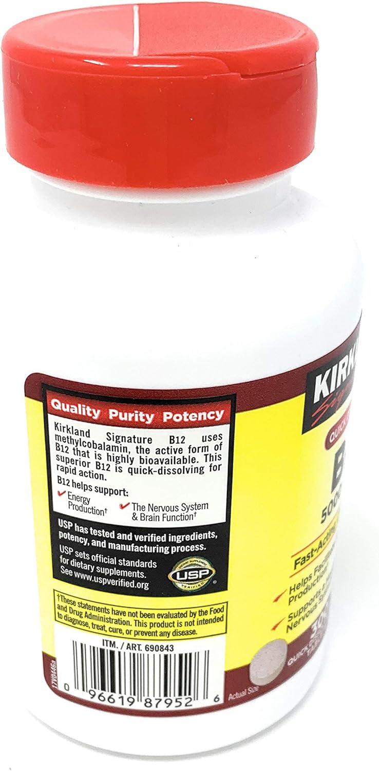 Quick Dissolve B12 5000mcg Tablets