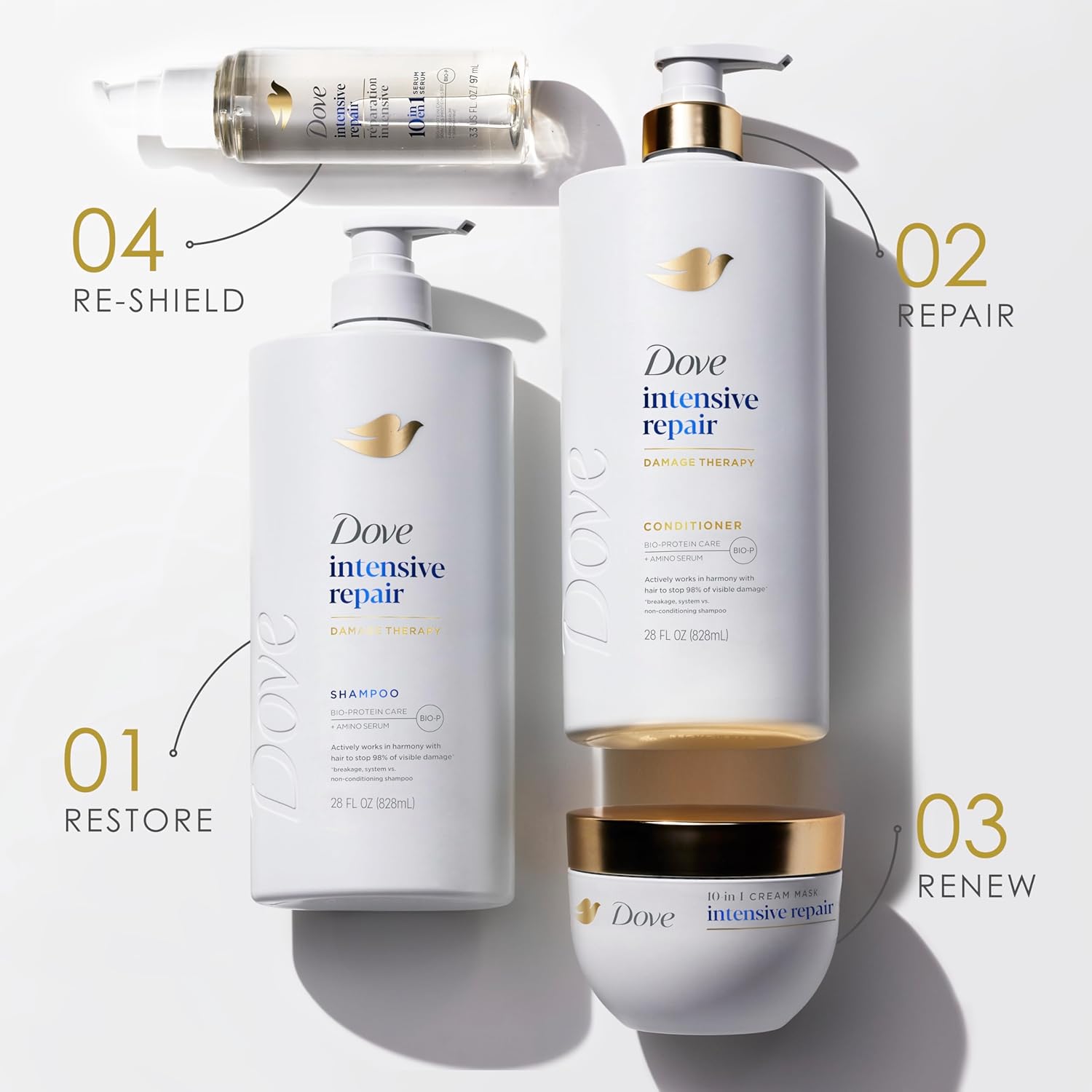 Dove Intensive Repair Shampoo for Damaged Hair