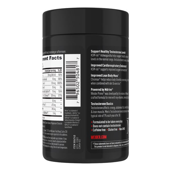 Weider Prime Testosterone Support
