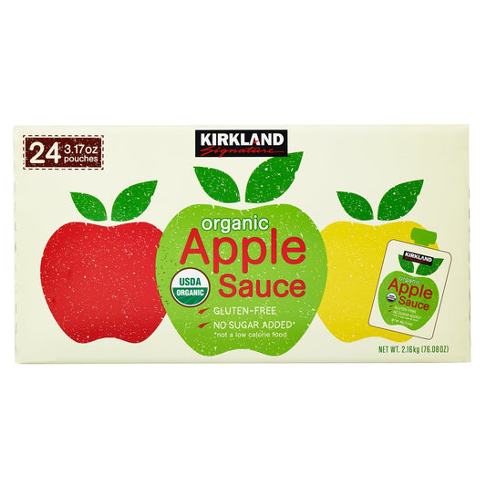 Kirkland Organic Applesauce 24-Count