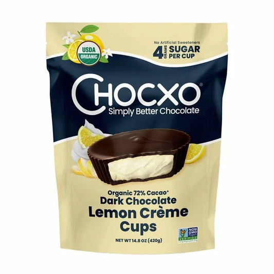 Dark Chocolate Lemon Cups