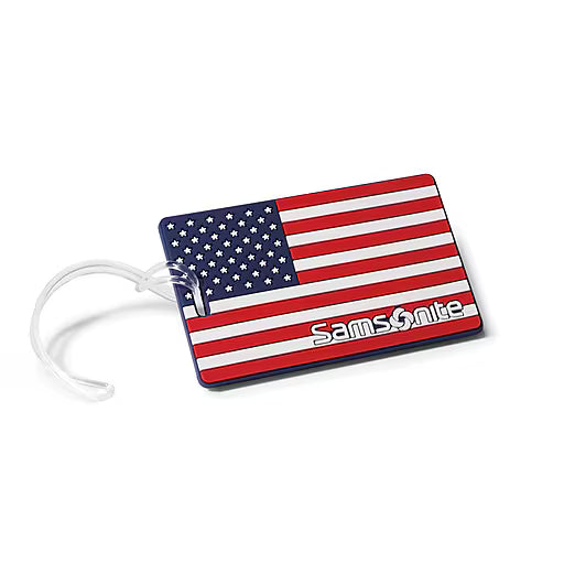 DESIGNER ID TAGS AMERICAN FLAG