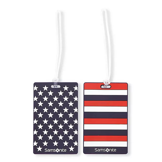 DESIGNER ID TAGS (PAIR) STARS & STRIPES