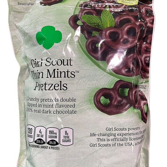 Dark Chocolate Thin Mints Pretzels