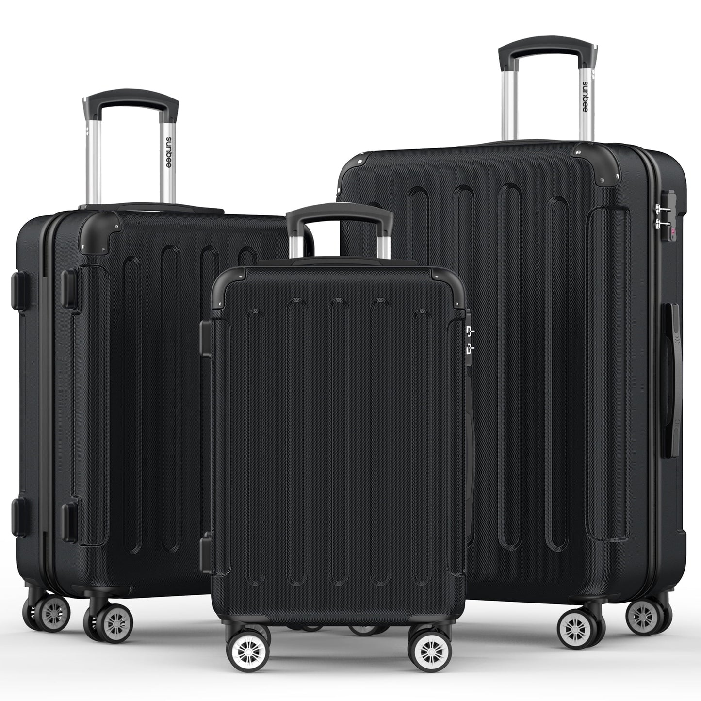 HARDCASE w/TSA BLACK - MEDIUM SPINNER