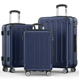 HARDCASE w/TSA NAVY BLUE - 20 CARRY ON