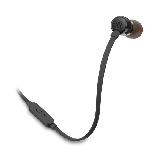 T Series T110 In Ear Wired Headphones - AUX - Black