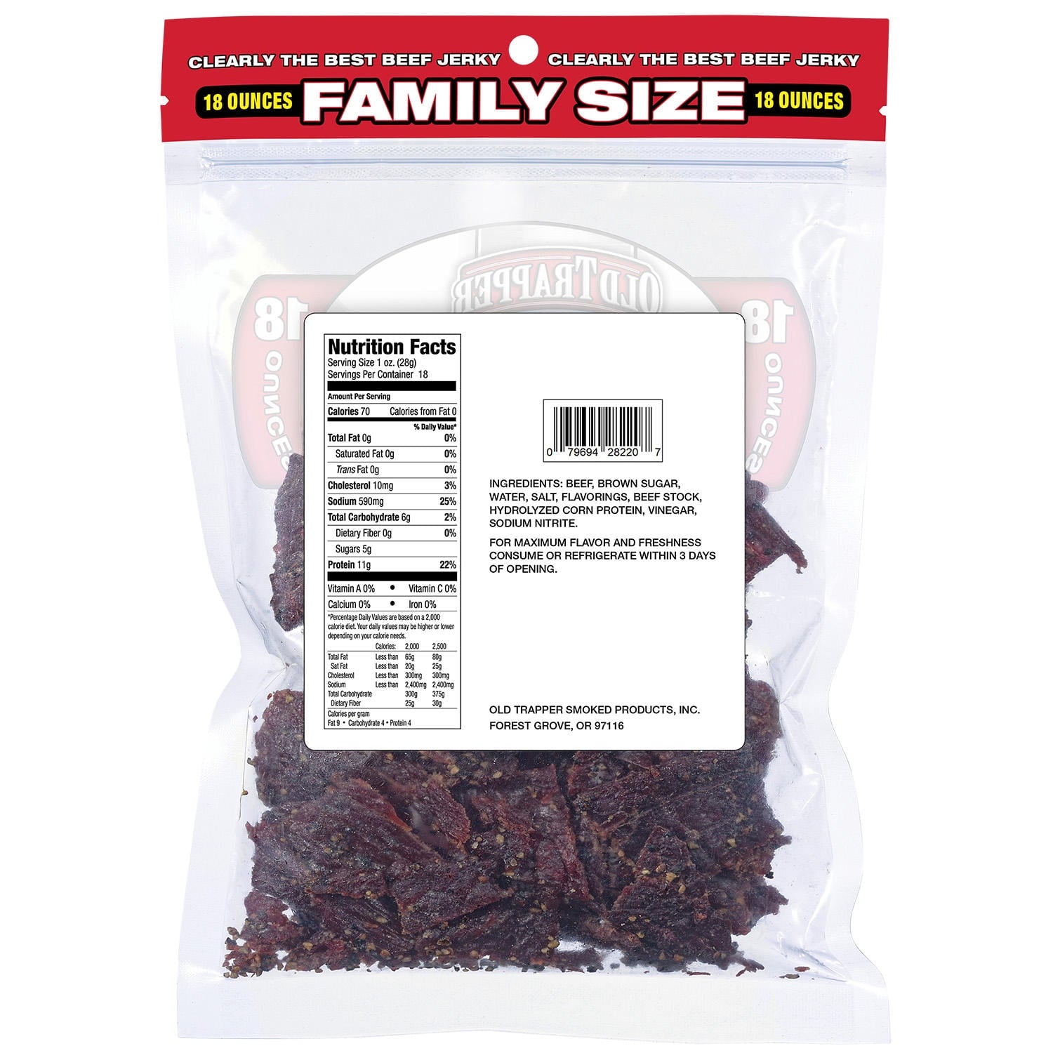 Old Trapper Peppered Beef Jerky