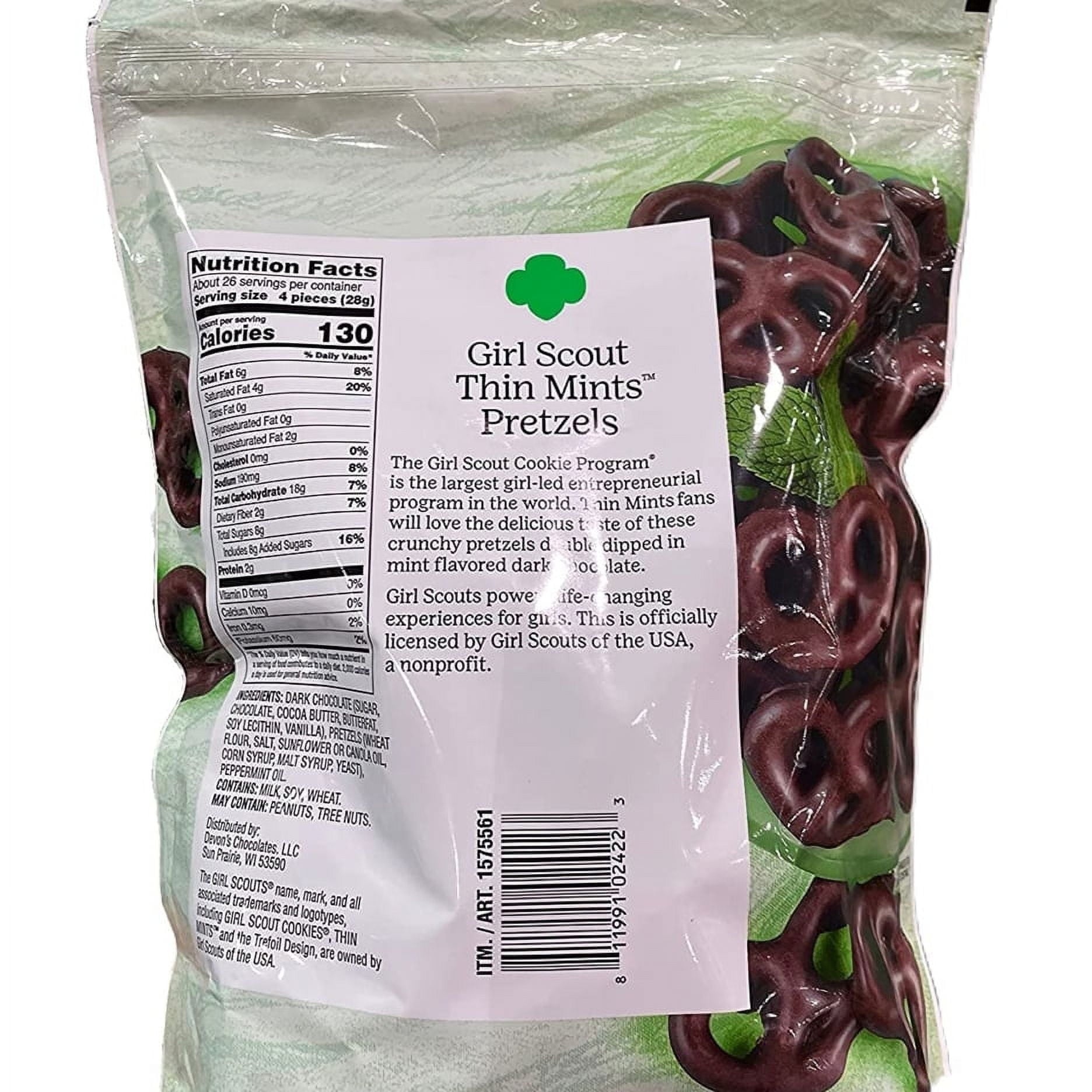 Dark Chocolate Thin Mints Pretzels