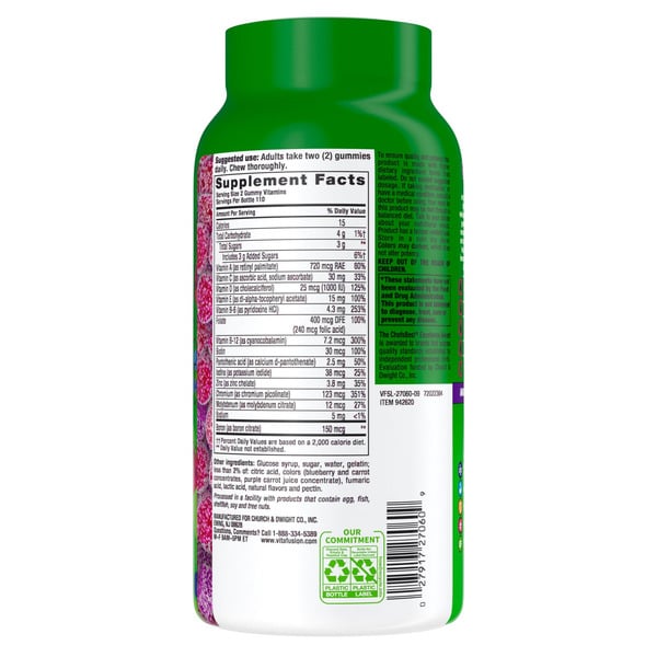 Vitafusion Men's Powerful Multi Complete Multivitamin Gummies