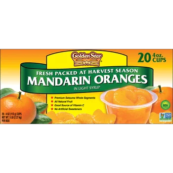 Golden Star Mandarin Oranges 4oz